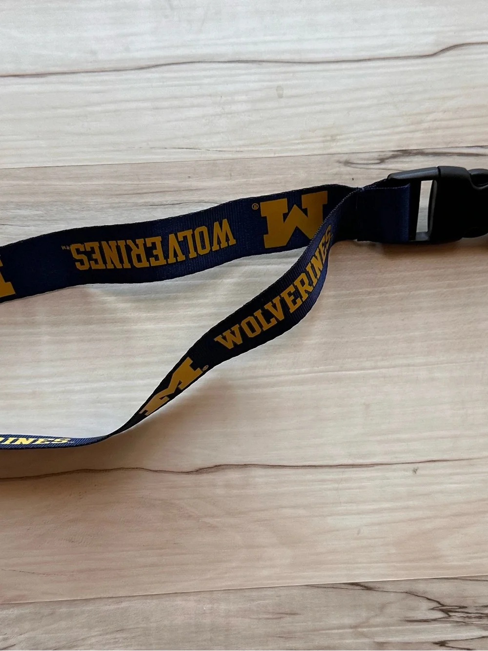 Michigan Wolverines Blue Lanyard